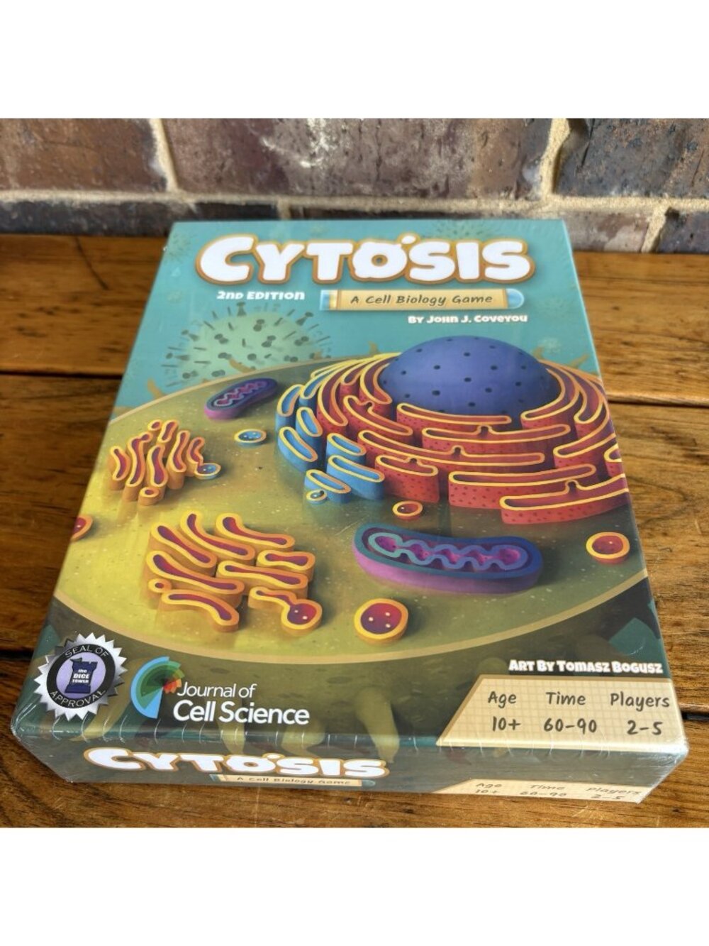 Cytosis A Cell Biology Game 2nd Edition John J. Coveyou Board Game NEW & SEALED